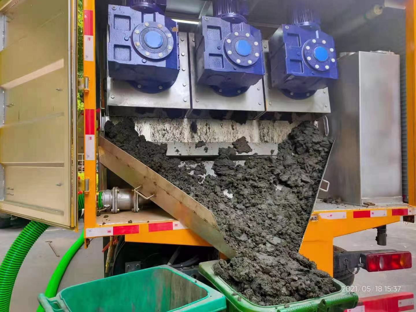 常州化粪池清掏城市维护站-泥浆净化干湿分离处理